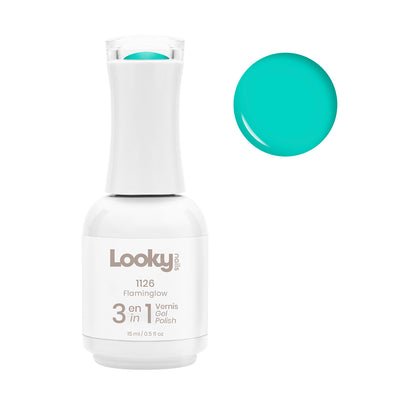 Looky 3 in 1 Gel Nailpolish #1126 Flaminglow (Sunset Fever Collection )