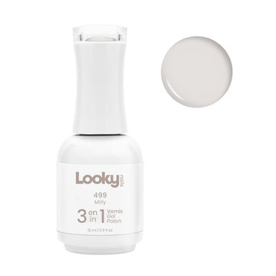 Looky 3 in 1 Gel Polish #499 Milly (Milky Collection)