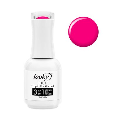 Looky Gel Polish 3 in 1 #1101 Tropic Like it's Hot (Brisa de Rio Collection)