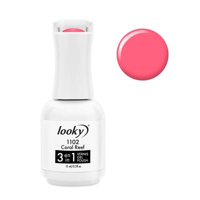 Looky 3 in 1 Gel Polish #1102 Coral Reef (Brisa de Rio Collection)