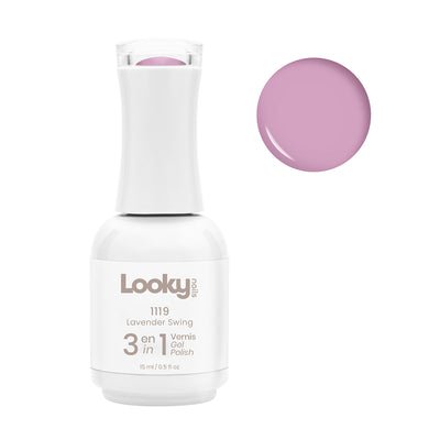 Looky 3 en 1 Gel Nailpolish #1119 Lavender Swing (Vintage Bloom Collection)