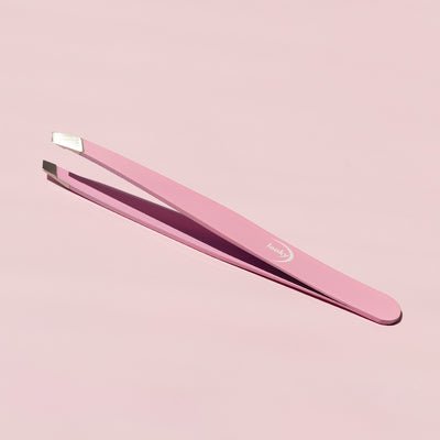 Pink Beveled Tweezers